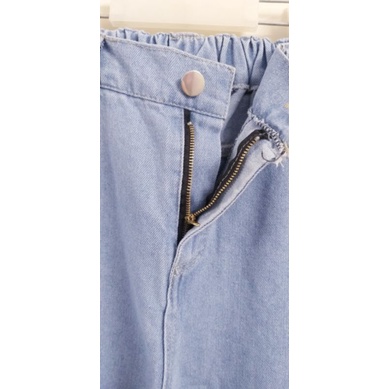 Quần jeans dài ống rộng Quảng Châu size đại cho bé gái 26-55kg