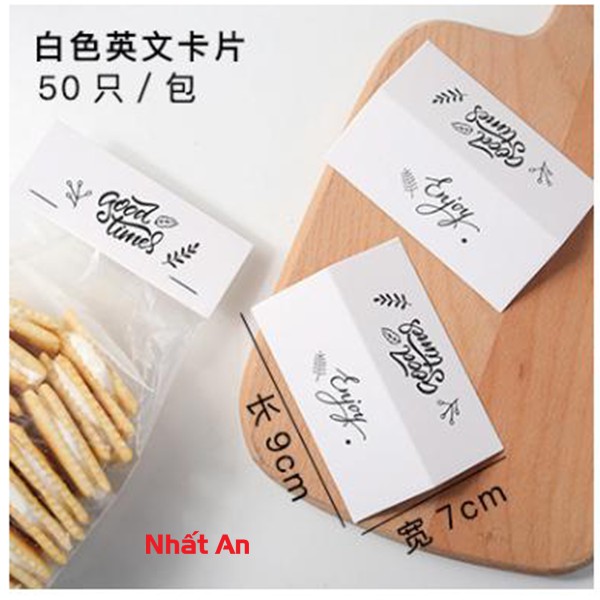 Name tape (Có 2 màu) - 50 cái