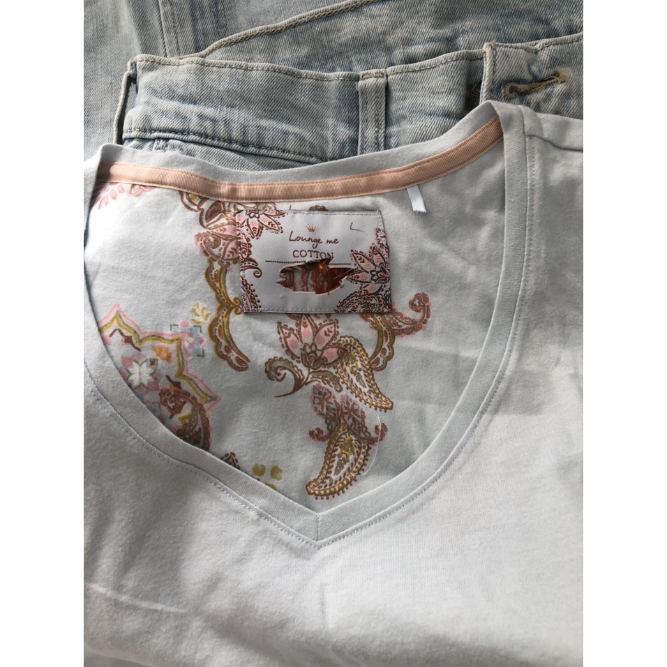 HÀNG XUẤT XỊN BIG SIZE- ĐẦM NGỦ COTTON CỔ TIM TR1UMP XUÂT KHẨU