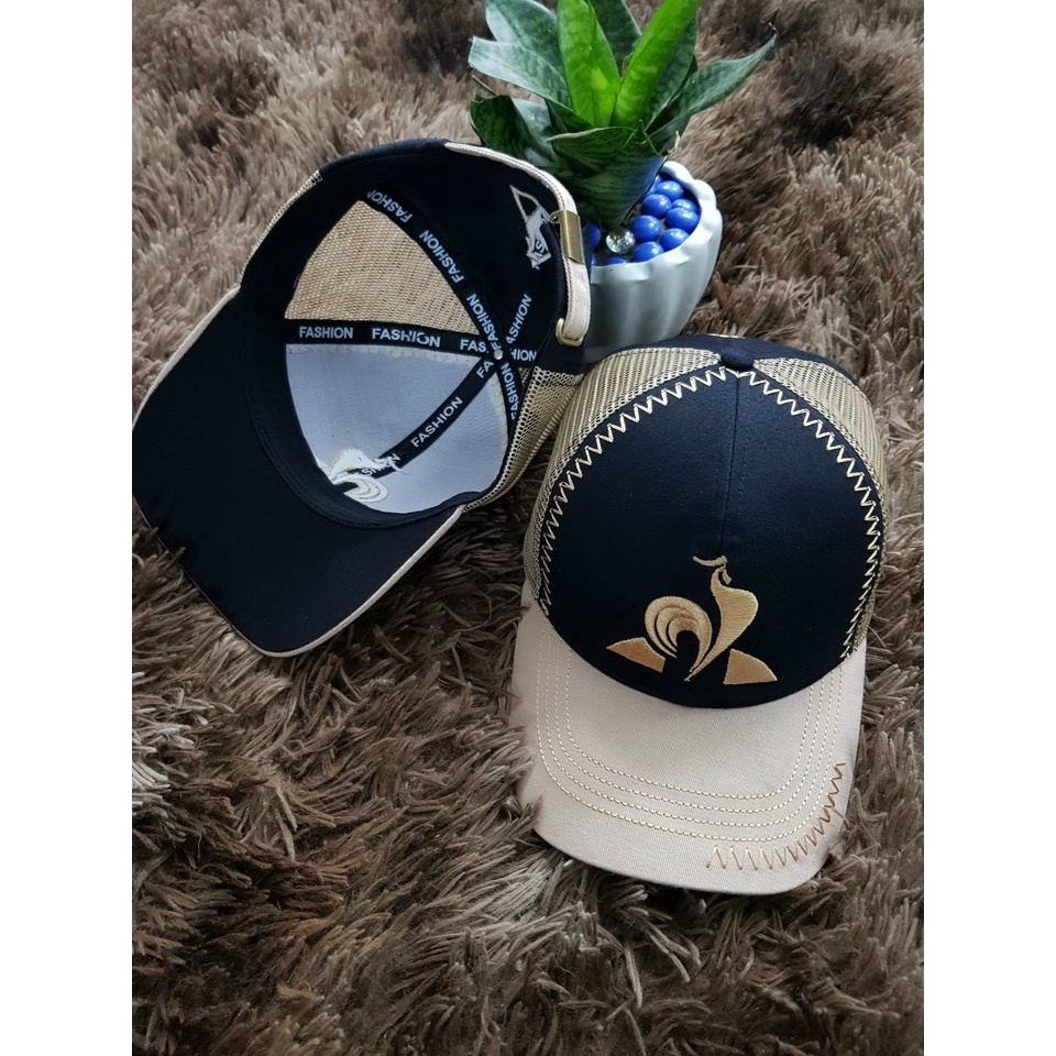 (Hàng VNXK) Nón kết nam, Mũ lưỡi trai nam nữ GÀ TRỐNG Le Coq Sportil vải kaki dày siêu đẹp (Ảnh thật)