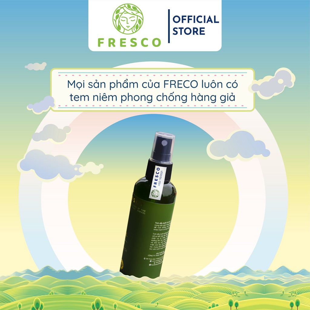 TINH DẦU BƯỞI MỌC TÓC FRESCO 🍋 𝐅𝐑𝐄𝐄𝐒𝐇𝐈𝐏 🍋 GIẢM RỤNG TÓC - LÀM PHỒNG CHÂN TÓC - DƯỠNG TÓC | BigBuy360 - bigbuy360.vn