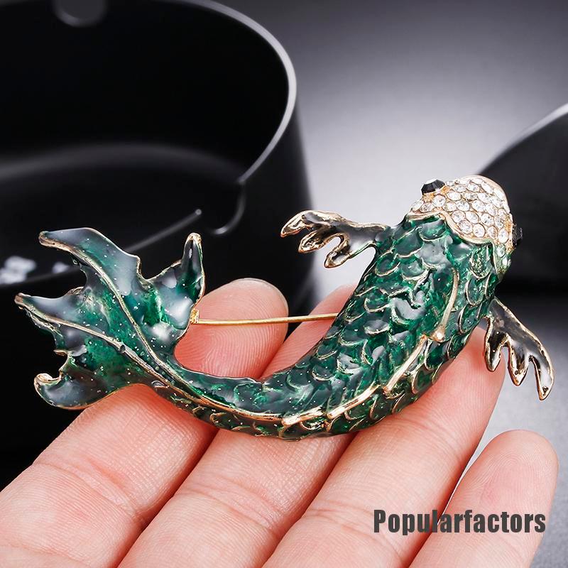 Ghim cài áo đính đá nhân tạo xinh xắn thời trang