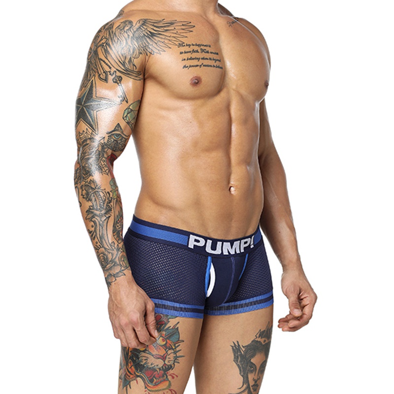 Set 3 quần lót boxer ORLVS H118 (3) lưới thoáng khí gợi cảm cho nam