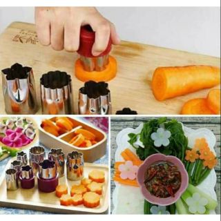 Bộ khuôn tỉa củ qủa 8 món