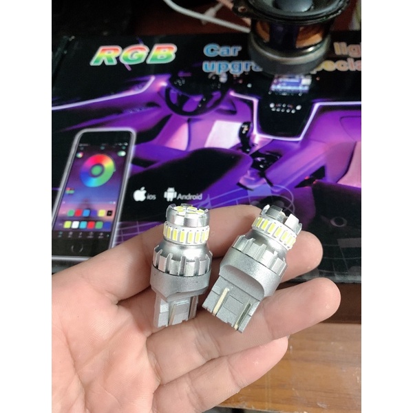 Rẻ nhất! 2 Đèn led 2 chế độ daylight và demi cho, Vinfast fadil, Toyota Cross,...