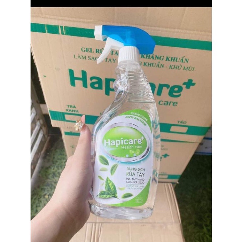 Dung dịch xịt tay sát khuẩn Happy care 500ml