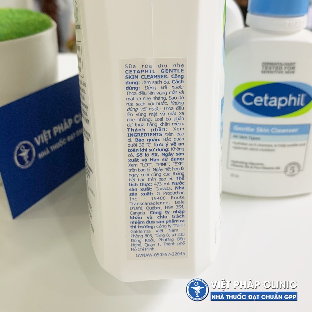 Sữa rửa mặt Cetaphil không xà phòng - Gentle Skin Cleanser