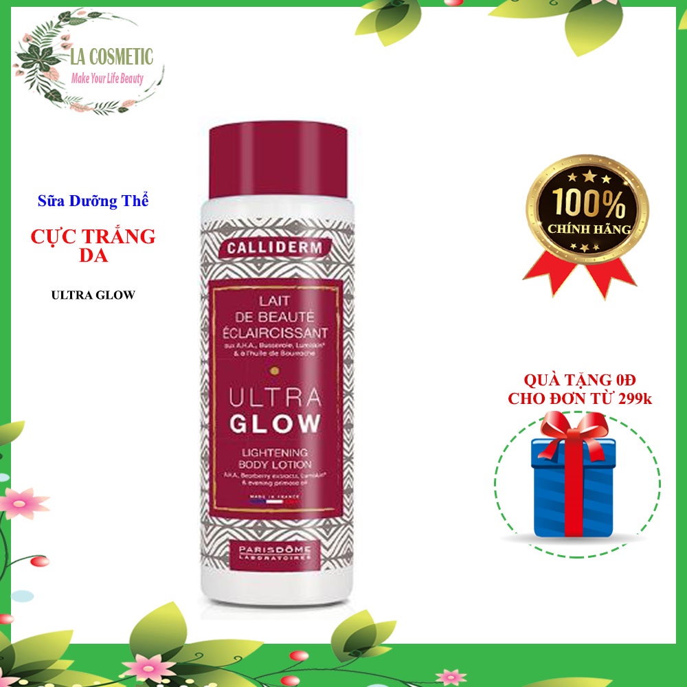 Sữa Dưỡng Thể Siêu Trắng Da Dưỡng Da Trăng Mịn Hoàn Hảo CALLIDERM 500ml, Super White