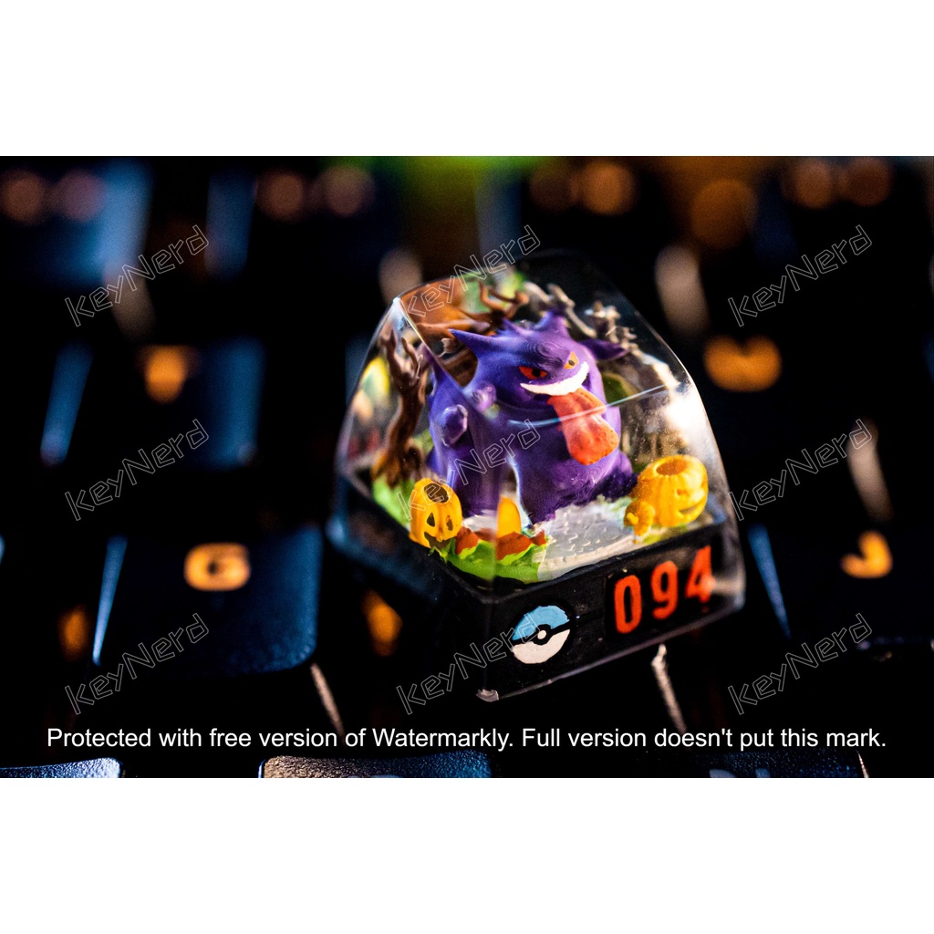 Keycap resin pokemon - nút bàn phím cơ - artisan