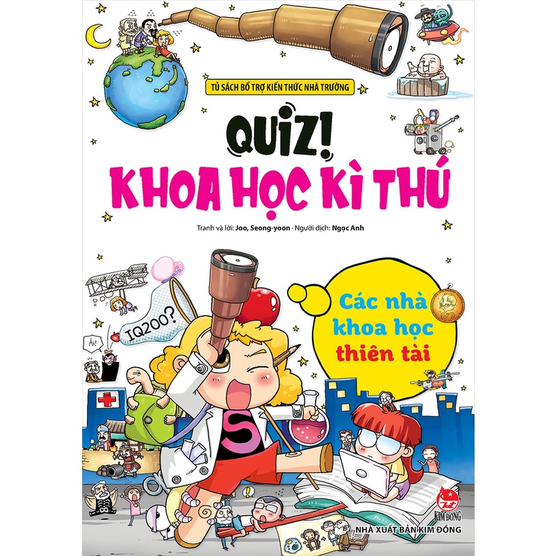 Sách - Quiz! Khoa học kì thú - Các nhà khoa học thiên tài