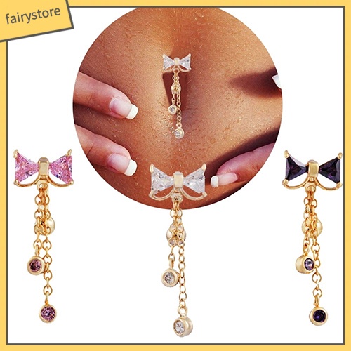 Khuyên Rốn Hình Nơ Quyến Rũ 14g