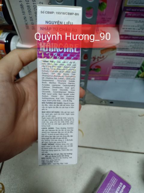 Dầu gội đầu HAIRCARE sạch gàu hết ngứa da đầu