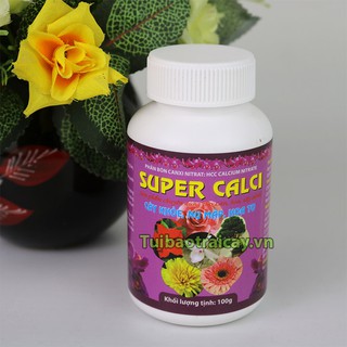 Phân bón dưỡng hoa super calci lọ 100g - t145