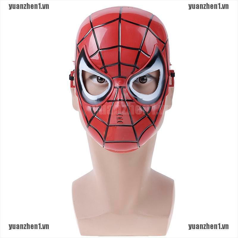 [yuanzhen1] 1 Mặt Nạ Siêu Anh Hùng Avengers Spiderman Iron Man Mới Lạ Cho Trẻ Em Và Người Lớn