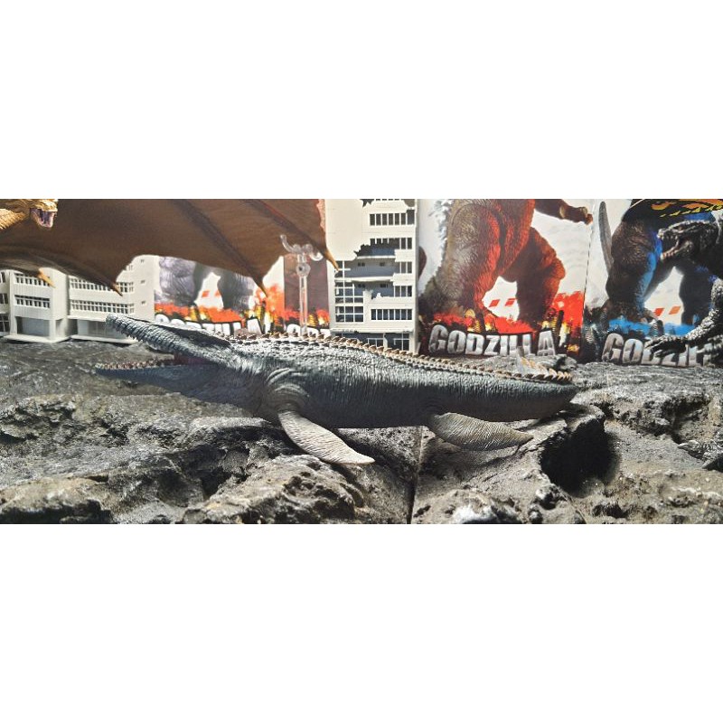 Mô hình đồ chơi khủng long Mosasaurus. thủy quái cổ đại. .