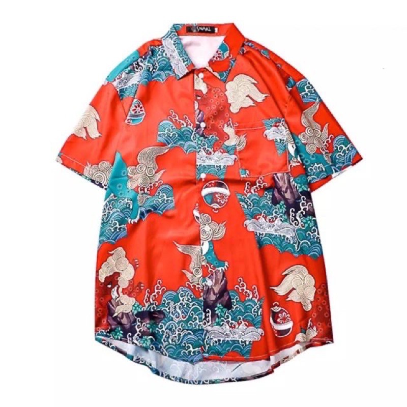 Áo Sơmi Nam hoạ tiết hoa lá mùa hè | BigBuy360 - bigbuy360.vn