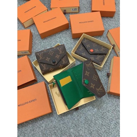 Ví cúc nhiều màu kèm hộp siêu sang, bản dài và ngắn hàng cao cấp