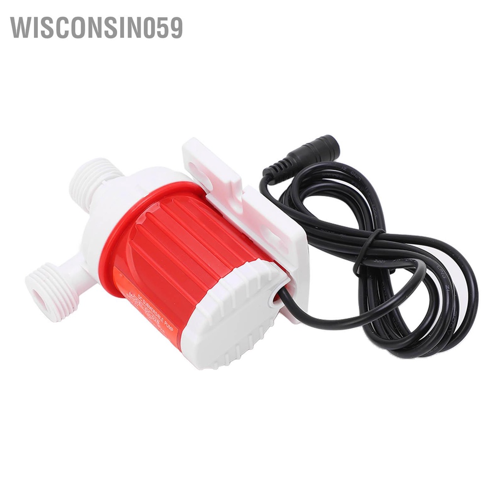 DC12V 10W 1000L/H Bơm nước DC không chổi than Circulating Pump Silent Mini Submersible Bơm gia dụng Bơm đổ bộ【Wisconsin059】