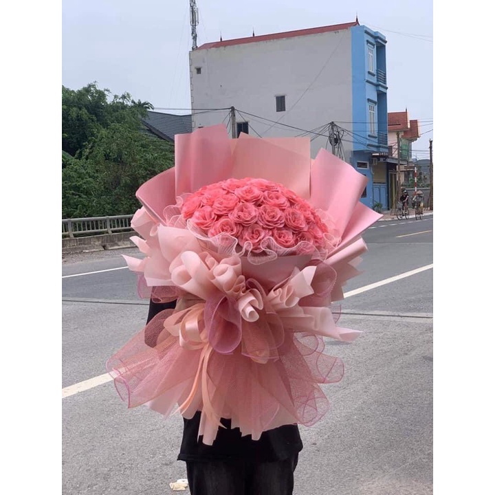 BÓ HOA NHŨ KIM TUYẾN 50 BÔNG SIÊU TO, HÌNH THẬT GIÁ CỰC RẺ