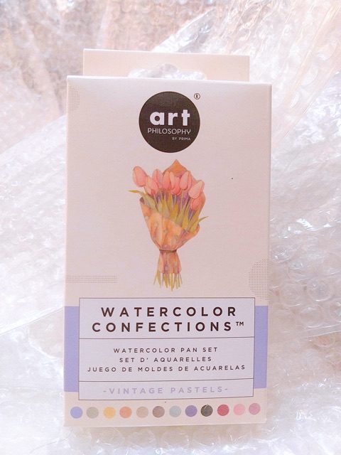 Sổ vẽ màu nước và Bộ màu nước PRIMA MARKETING - watercolor confections