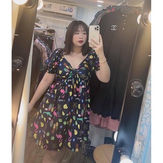 Đầm babydoll bigsize 60=>90