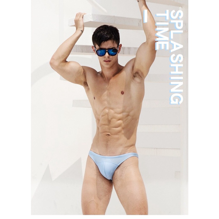 『GYMen』Quần Bơi Nam sexy Màu Sắc Thời Trang Gợi Cảm  lửng thể thao đồ bơi nam  bigsize thể thao Bikini