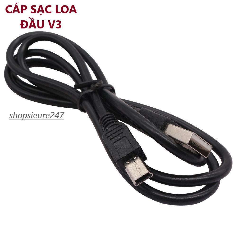 Cáp Sạc Loa Đầu V3 - dùng sạc các loại loa và camera hành trình ...