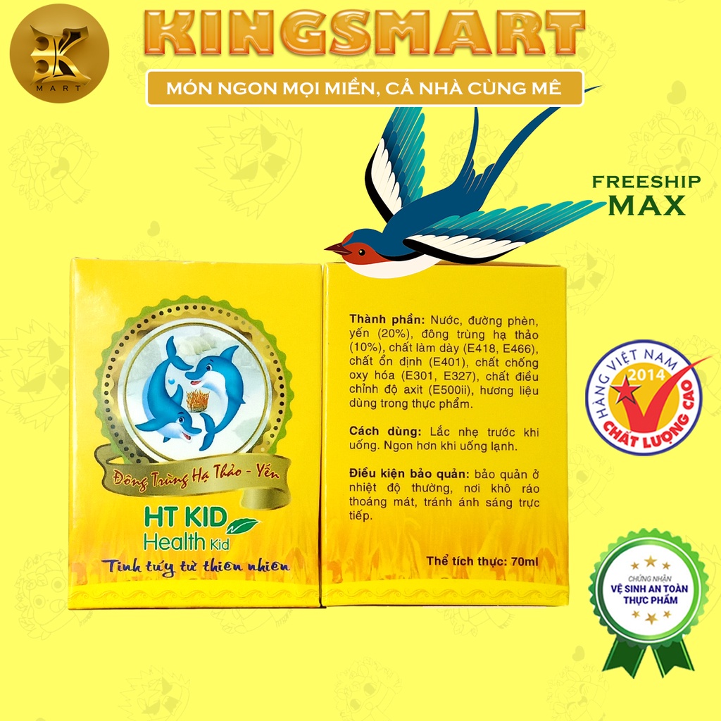 Yến Đông Trùng Hạ Thảo HT Kid Hũ 70ml THIÊN ÂN