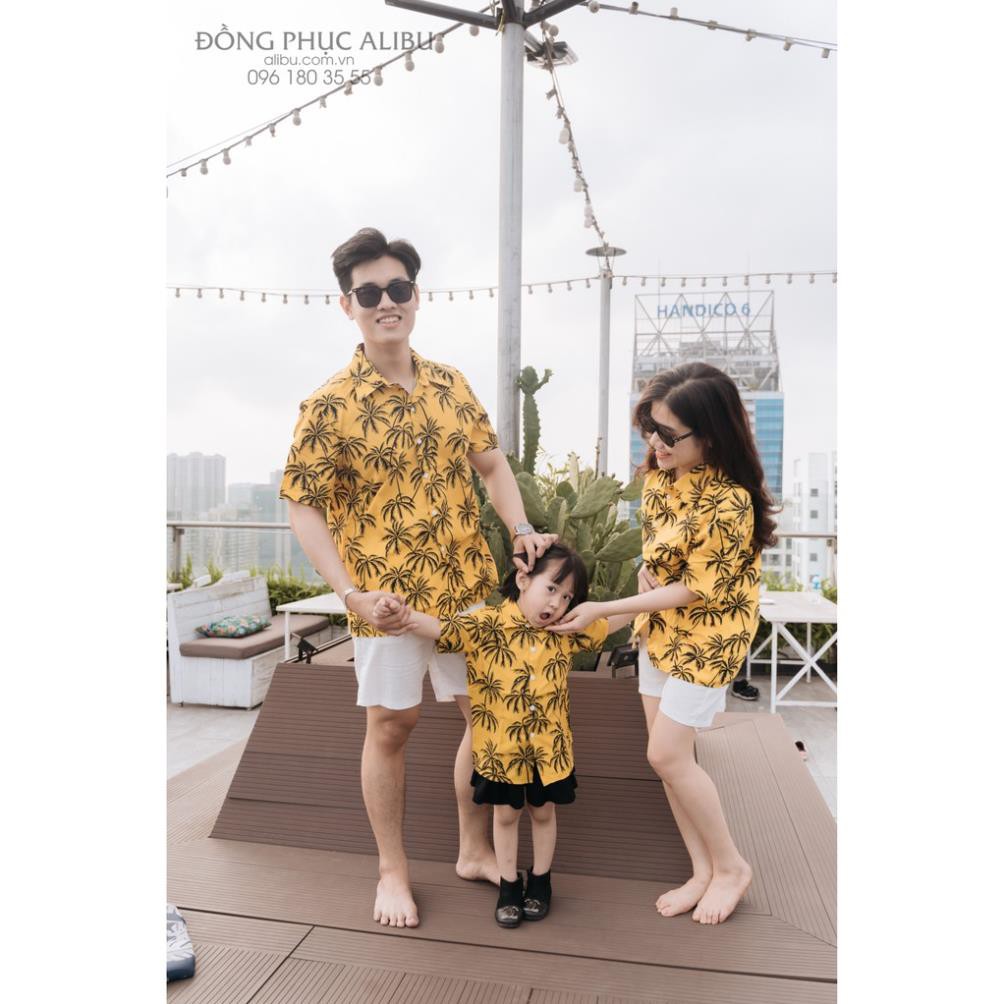 áo hoa quả pijamas đi biển hawaii,bộ đồ đồng phục họa tiết trái cây gia đình nhóm chụp kỷ yếu giá rẻ nam nữ  ྇