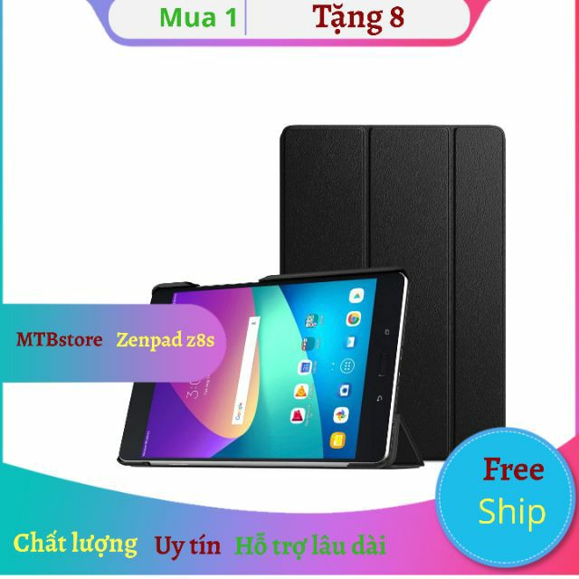 Asus Zenpad z8s tặng đế dựng, dán 3 lớp, tienganh123, luyenthi123, khăn lau, free ship