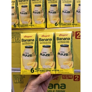 Lốc 6 hộp sữa chuối banana milk binggrae - hàn quốc