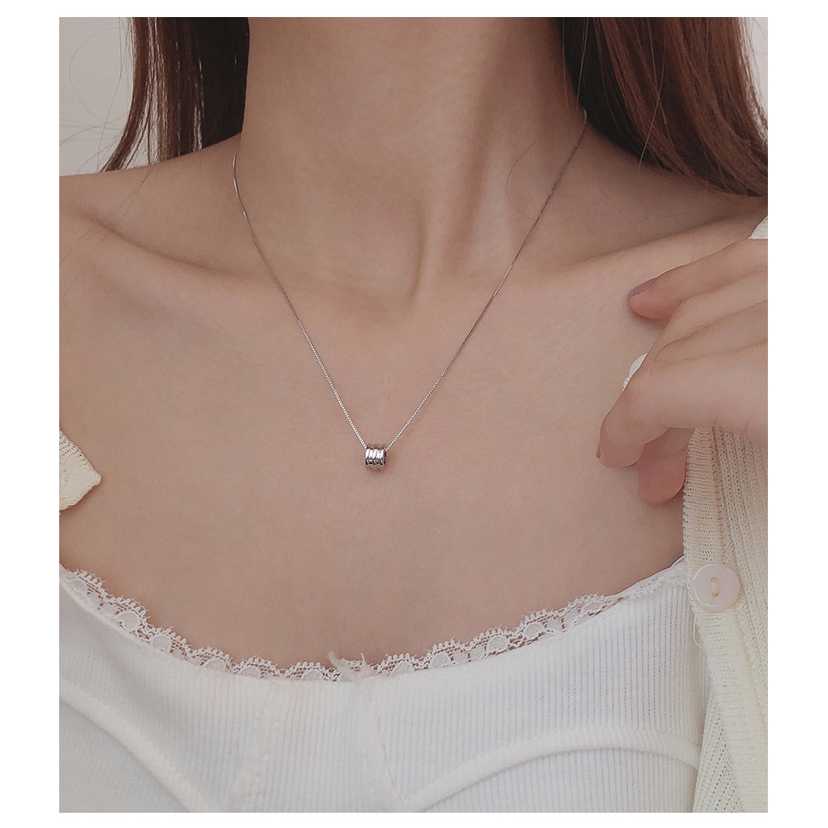 925 Silver Necklace Simple Design For Women
