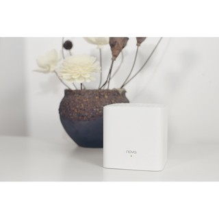 Wifi Mesh Tenda Nova MW3 phủ sóng 100 mét vuông sử dụng được cho 20 users cùng lúc- tặng 1 bình nhựa đựng nước cao cấp