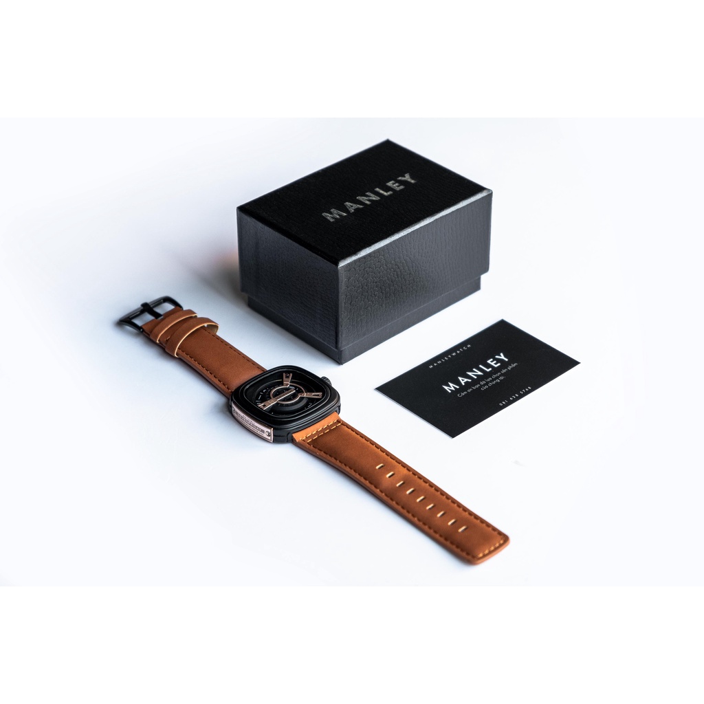 Đồng hồ Nam SEVEN FRIDAY M01 giá rẻ, dây da, máy Nhật, bảo hành 12 tháng
