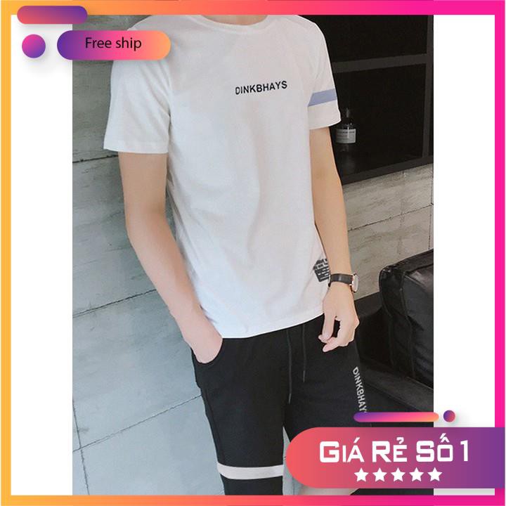 Bộ quần áo nam thể thao cộc tay mặc mùa hè in chữ ngực HAYS chất thun cotton - VIETCEN | BigBuy360 - bigbuy360.vn