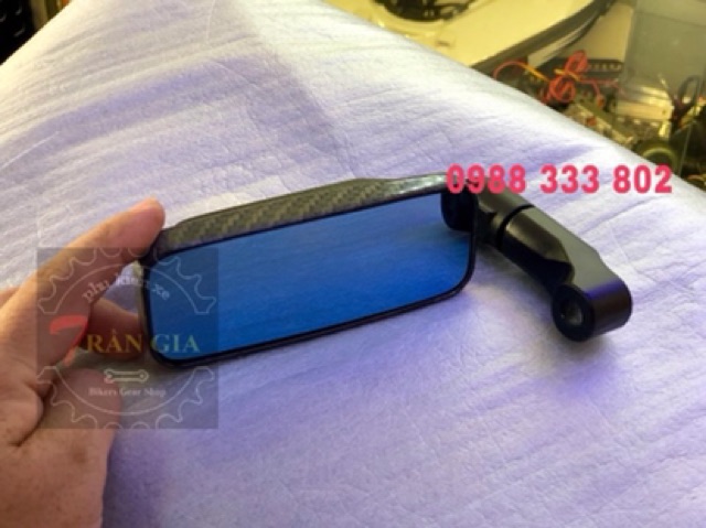 Kính chiếu hậu kiểu càng cua sơn carbon
