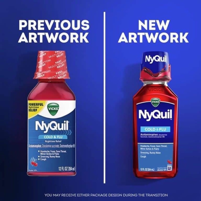 Date 2025 Set 3 Chai Siro V.ic.ks DayQuil & NyQuil Cold & F.lu Se.vere 1.06L