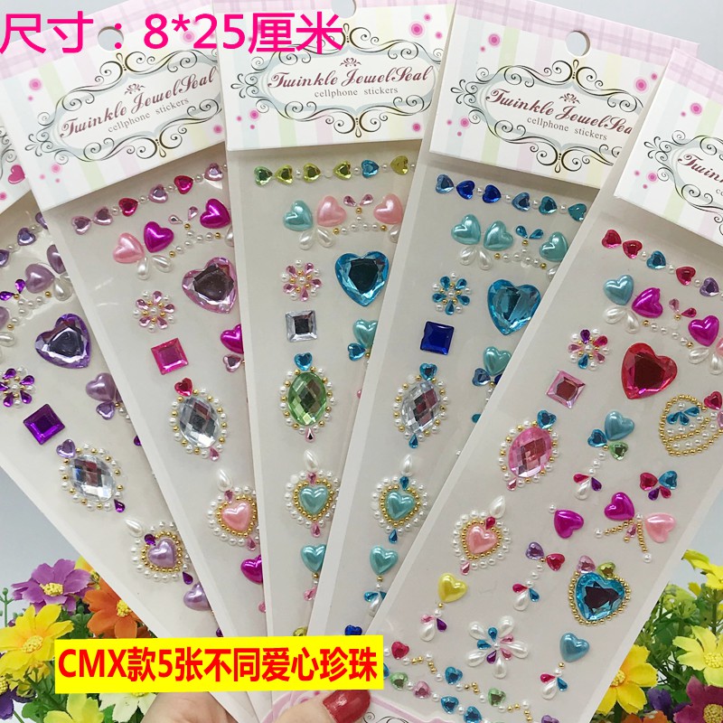 (hàng Mới Về) Set 16 Tấm Đá Pha Lê Trang Điểm Thủ Công Cho Bé | BigBuy360 - bigbuy360.vn