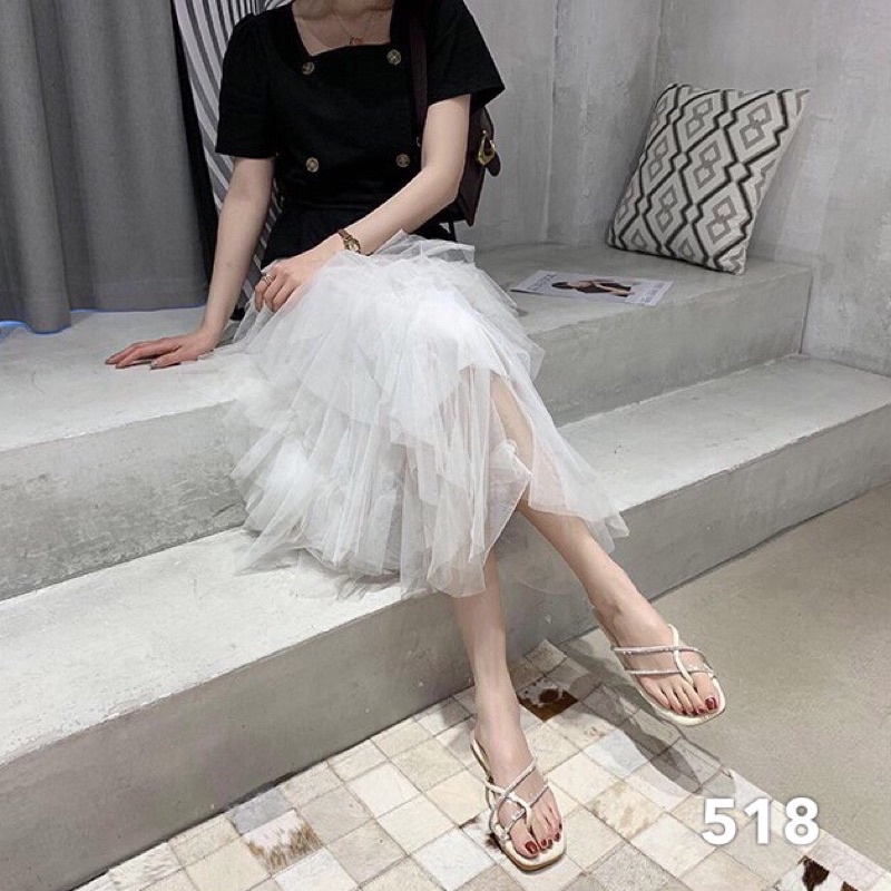 XẢ DÉP XỎ NGÓN ĐÍNH ĐÁ - 518