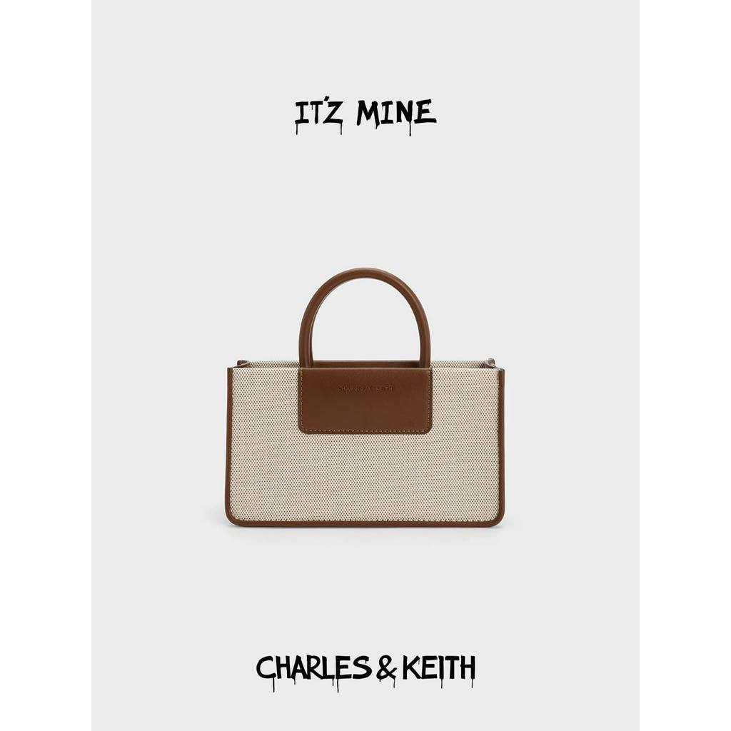 ITZY X CHARLES & KEITH: ITZ MINE COLLECTION Mini Astra Canvas Tote Bag Túi tote/Túi đeo vai