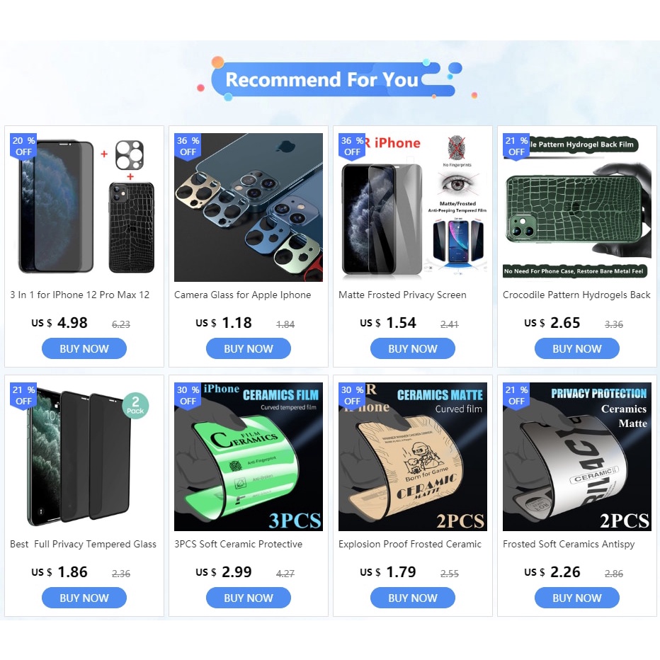 Kính Cường Lực Bảo Vệ Màn Hình Chống Nhìn Trộm Cho IPhone 11 12 13 Pro MAX 6s 6 7 8 Plus X XS MAX XR SE 2020 2022 SE3