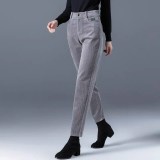 Quần Baggy Nhung Cạp Khoá _ Quần Nhung Cạp Khoá Chất Nhung Tăm Dày Dặn-Mã 66