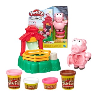 Heo con tắm bùn Play Doh (nhấn nút chú heo con sẽ nhảy lên vui mắt) (TN)