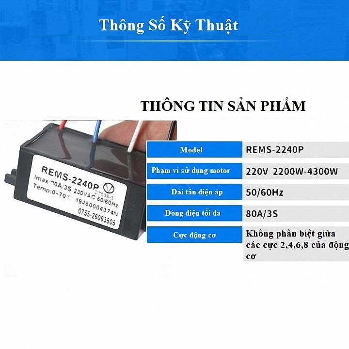 Đề pha | ly tâm mặt vít | Bộ ly hợp nhanh tua điện tử REMS-2240P