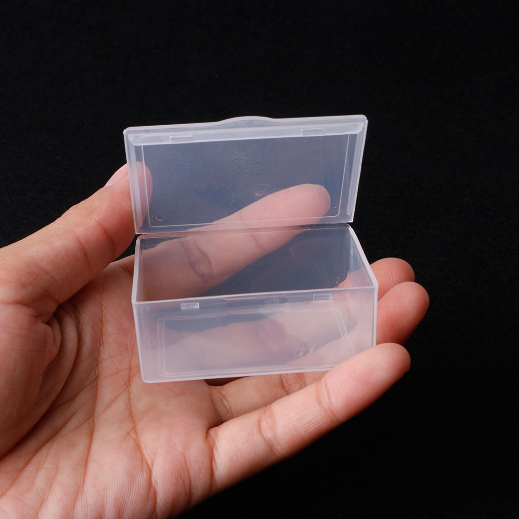 Hộp nhựa trong suốt chữ nhật đựng trang sức