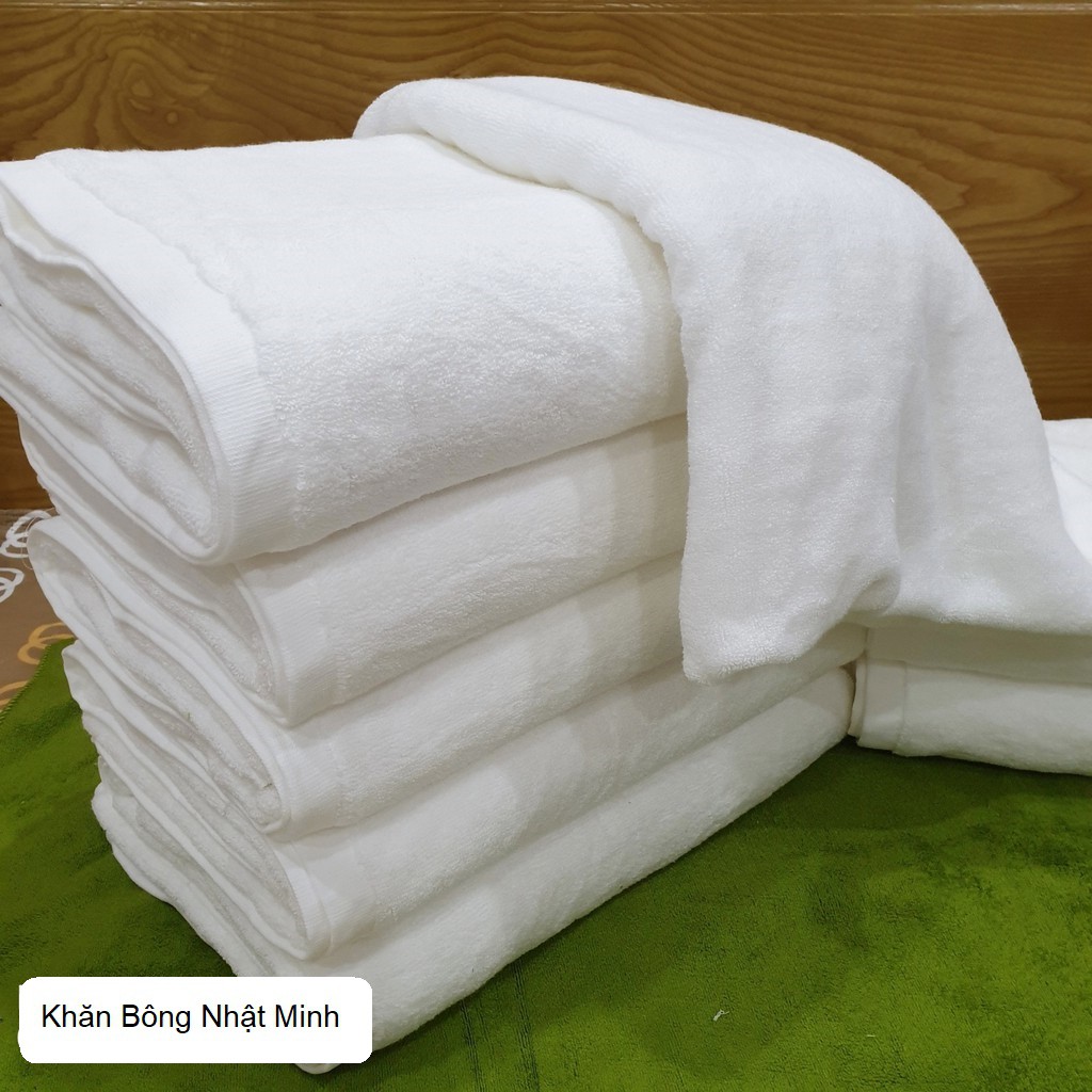 Khăn tắm nhà nghỉ khách sạn homestay kt 60x120 cm nặng 250g khăn bông 100% cotton tự nhiên nhanh khô thấm hút tốt