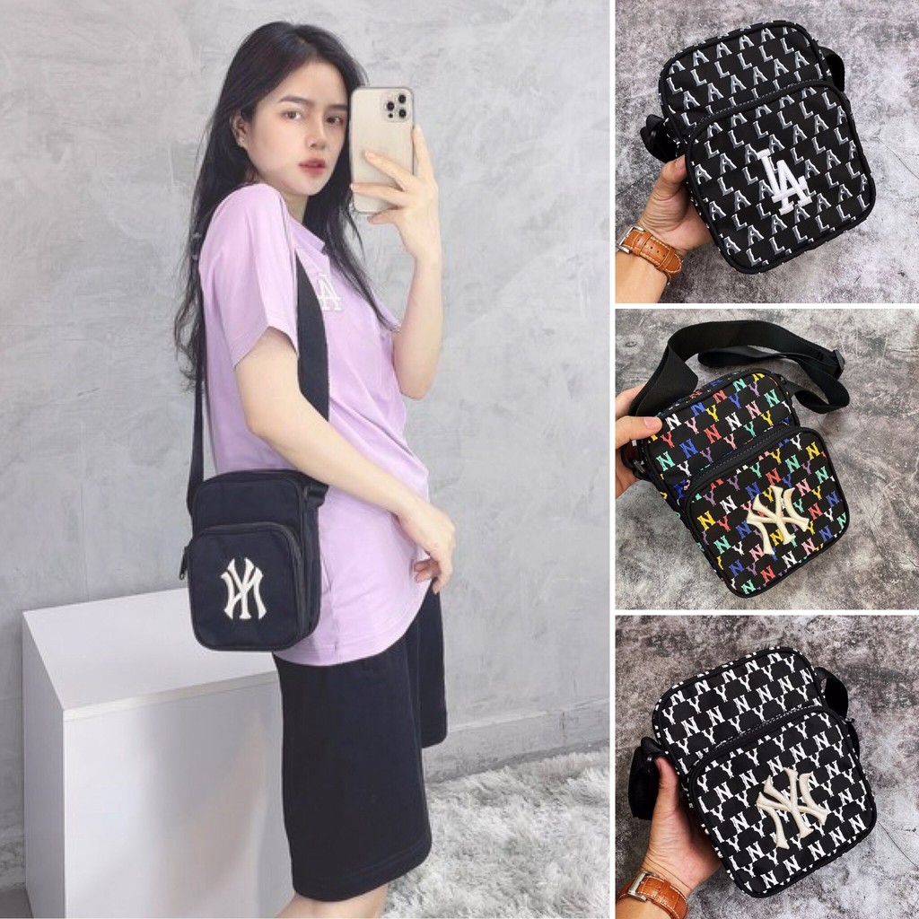 [Mã SKAMLTSW11 giảm 10% đơn 99K] Túi đeo chéo mini bag M.L.B NY Monogram Nhiều Màu HÀNG XUẤTDƯ XỊN