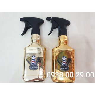 Bình xịt nước phun sương cắt tóc barber, bình xịt nước cắt tóc gold dung tích 300ml.