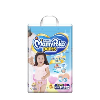 Tã quần MAMYPOKO bé gái , bé trai XXL38 miếng (15 - 25 Kg )