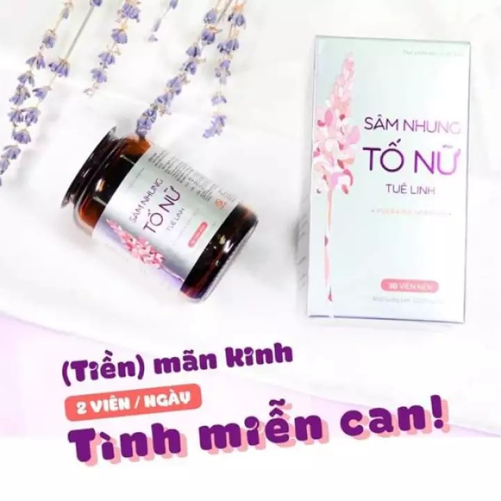 Sâm Nhung Tố Nữ Tuệ Linh - hỗ trợ tăng cường sinh lý nữ, giúp đẹp da, làm chậm lão hóa (30 viên)